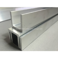 U en aluminium profil canal que divers taille